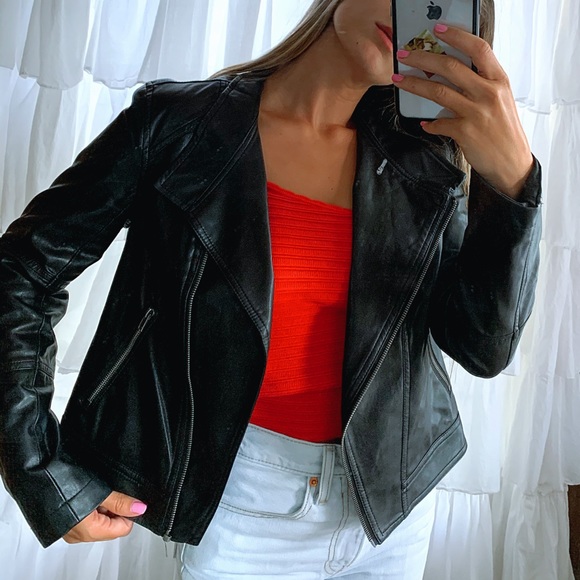 Jack by BB Dakota Jackets & Blazers - Black Leather Jacket! 🖤